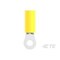 Te Connectivity Ring Terminal, #6 Stud Size, 10 AWG, 300 V, Nylon Insulated, Yellow 2-35107-1 - alternate 4